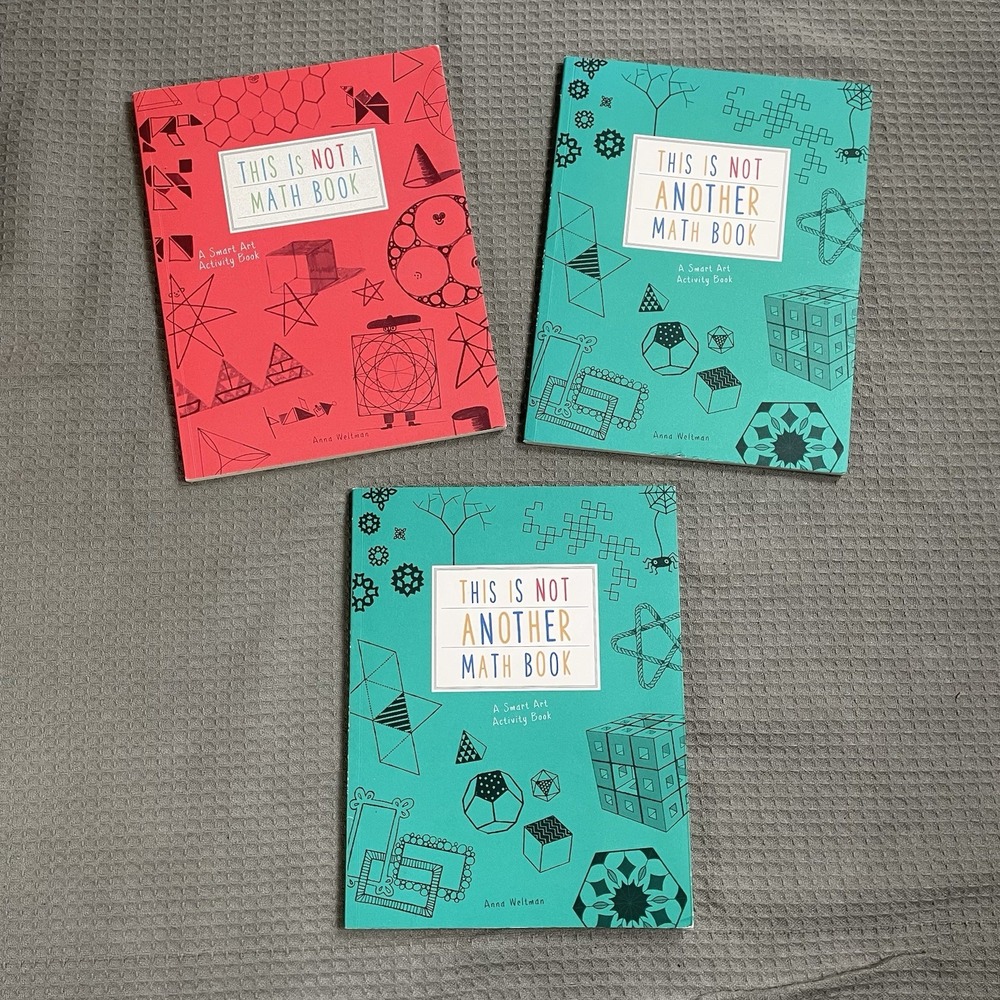 This Is Not A Math Book / Another Math Workbooks Homeschool Usborne Lot Of 3